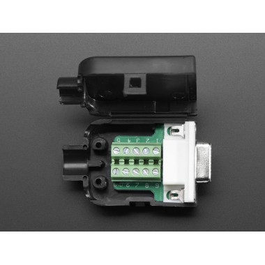 DE-9 (DB-9) Female Socket Connector to Terminal Block Breakout