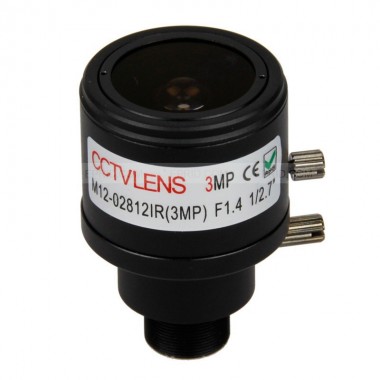 M12-02812IR(3MP)-C 3 Mega pixel M12 mount Zoom Lens for Camera module