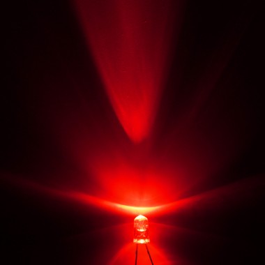 5mm Round Top Water Clear LED Emitting Red