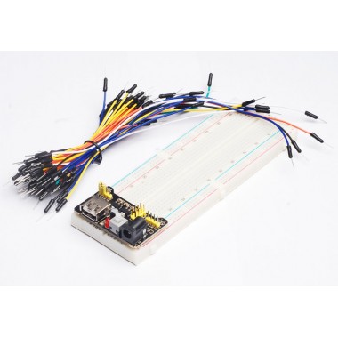 MB102 breadboard module MB102 830 holes breadboard 65pcs jumper wire