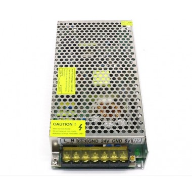 Dual channel 5V/5A 24V/5A Power Supply for LED Strip